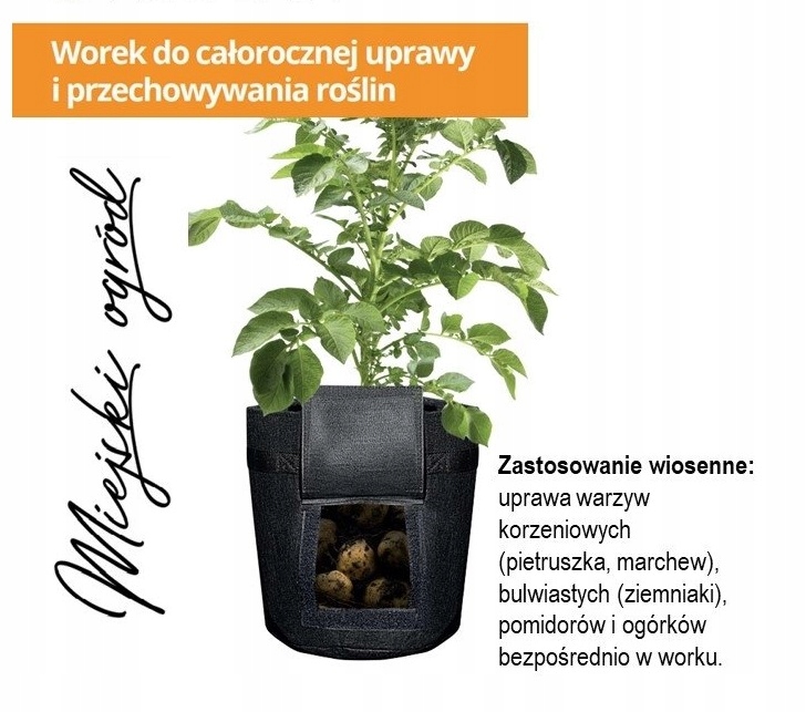 Worek Ogrodowy Torba Do Uprawy Roślin 25x30 S Marka VK