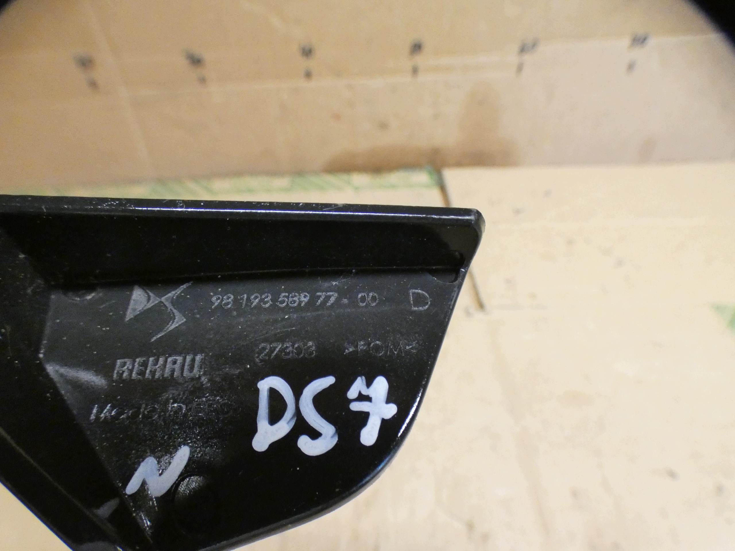 DS7 CROSSBACK support holder BLENDY of a bumper right left front ORYGNIALNY