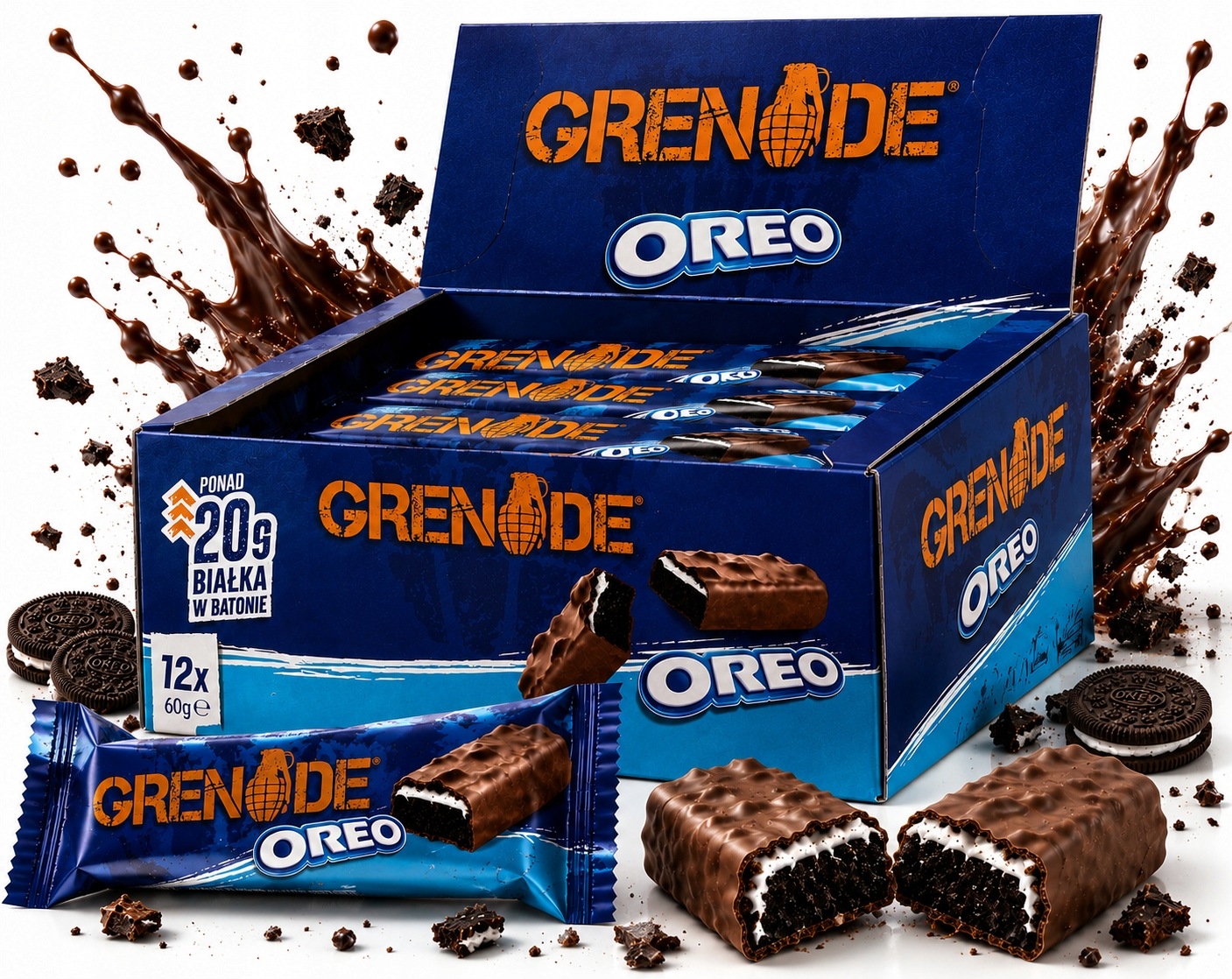 Grenade Carb Killa Protein Baton Białkowy Proteinowy Bez Cukru Witaminy