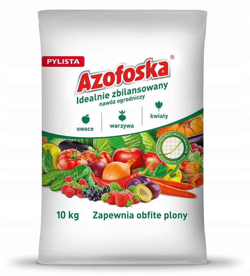 Nawóz Azofoska Uniwersalny Granulowany Szybko Działający 10kg