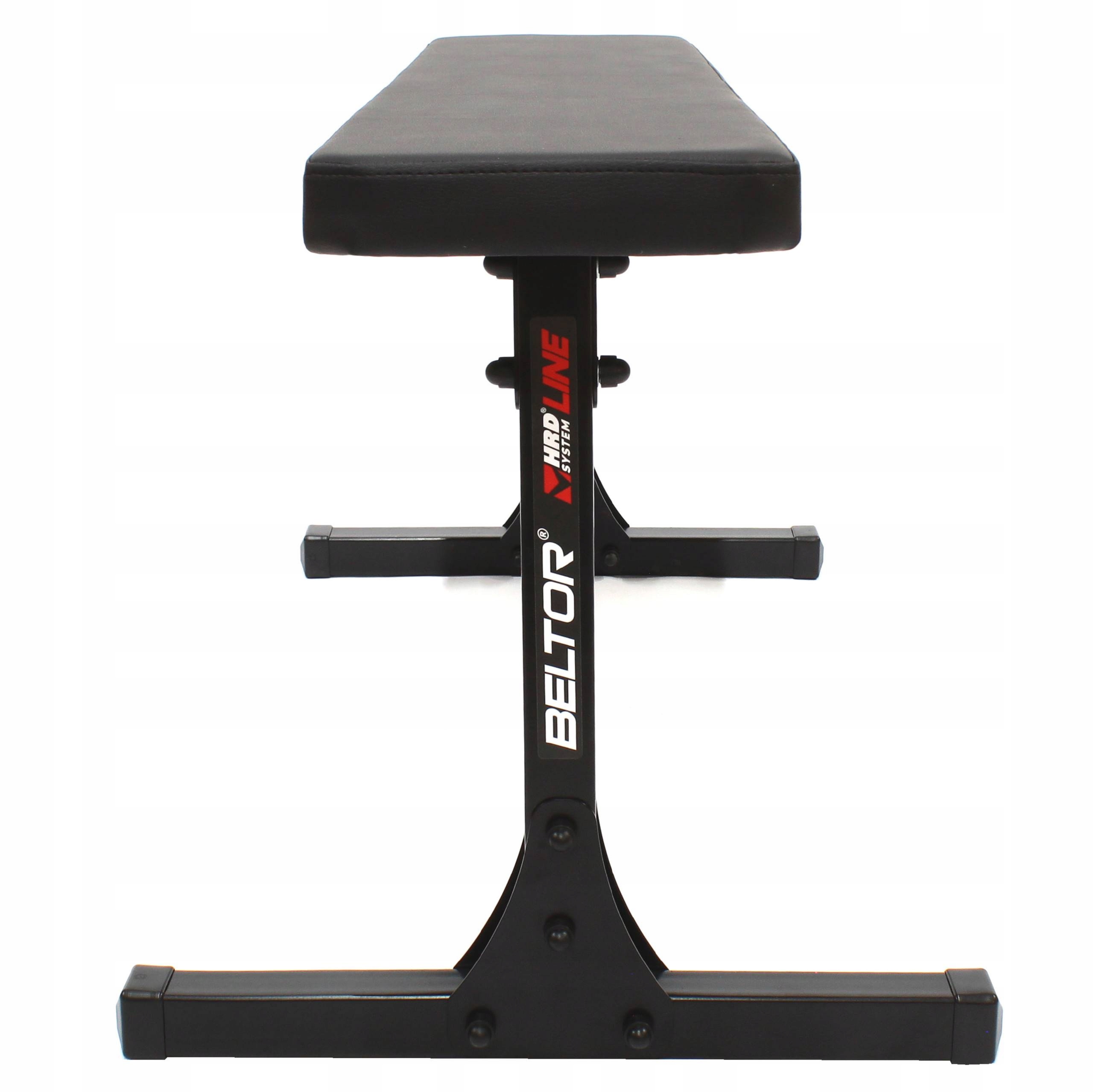 BELTOR ŁAWKA TRENINGOWA DO ĆWICZEŃ PROSTA CZARNA Model PROSTA