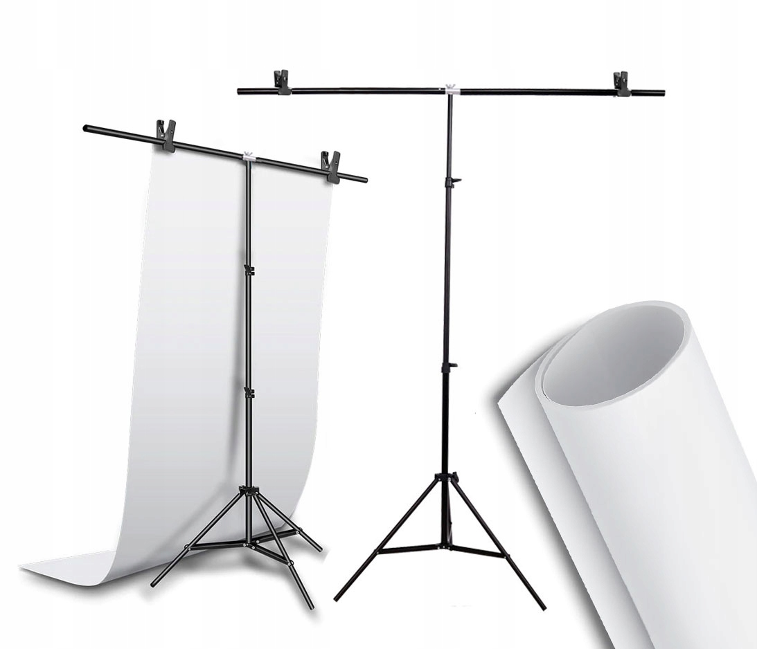

Zestaw Do Teł Typ T 152x200 Tło Pvc Białe 100x200