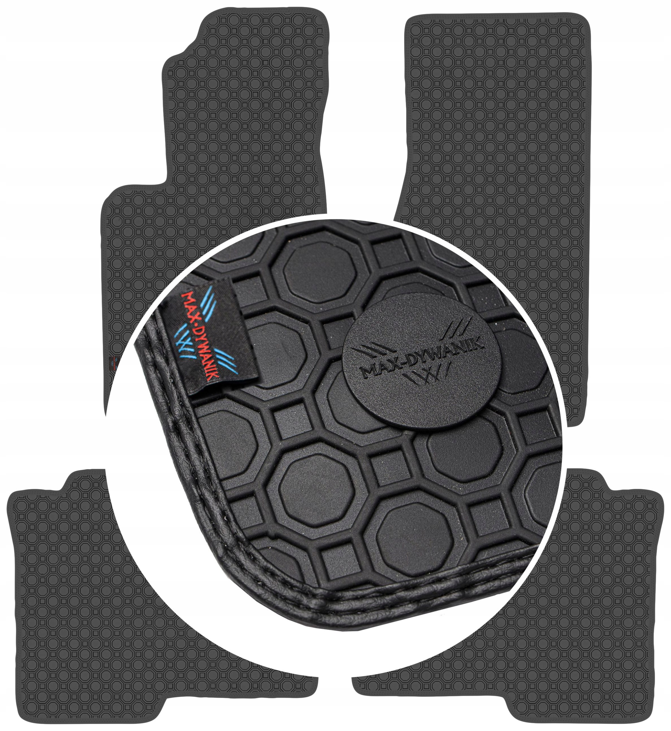 Jeep Commander 2006-2010 Koberce Čierne