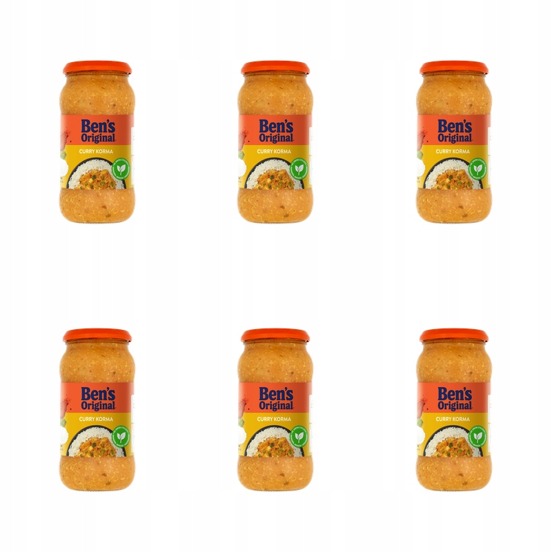 Ben's Łagodny, kremowy sos curry z kokosem 400g X6