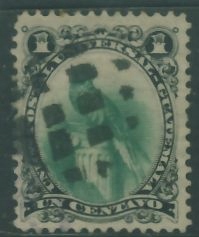 Guatemala 1 cts. - Godło Ptak