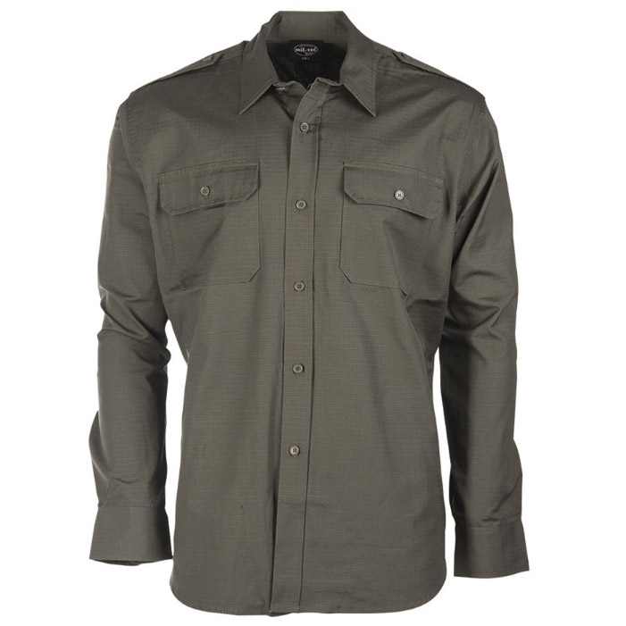 

Koszula taktyczna Mil-Tec Ripstop Olive D/r M