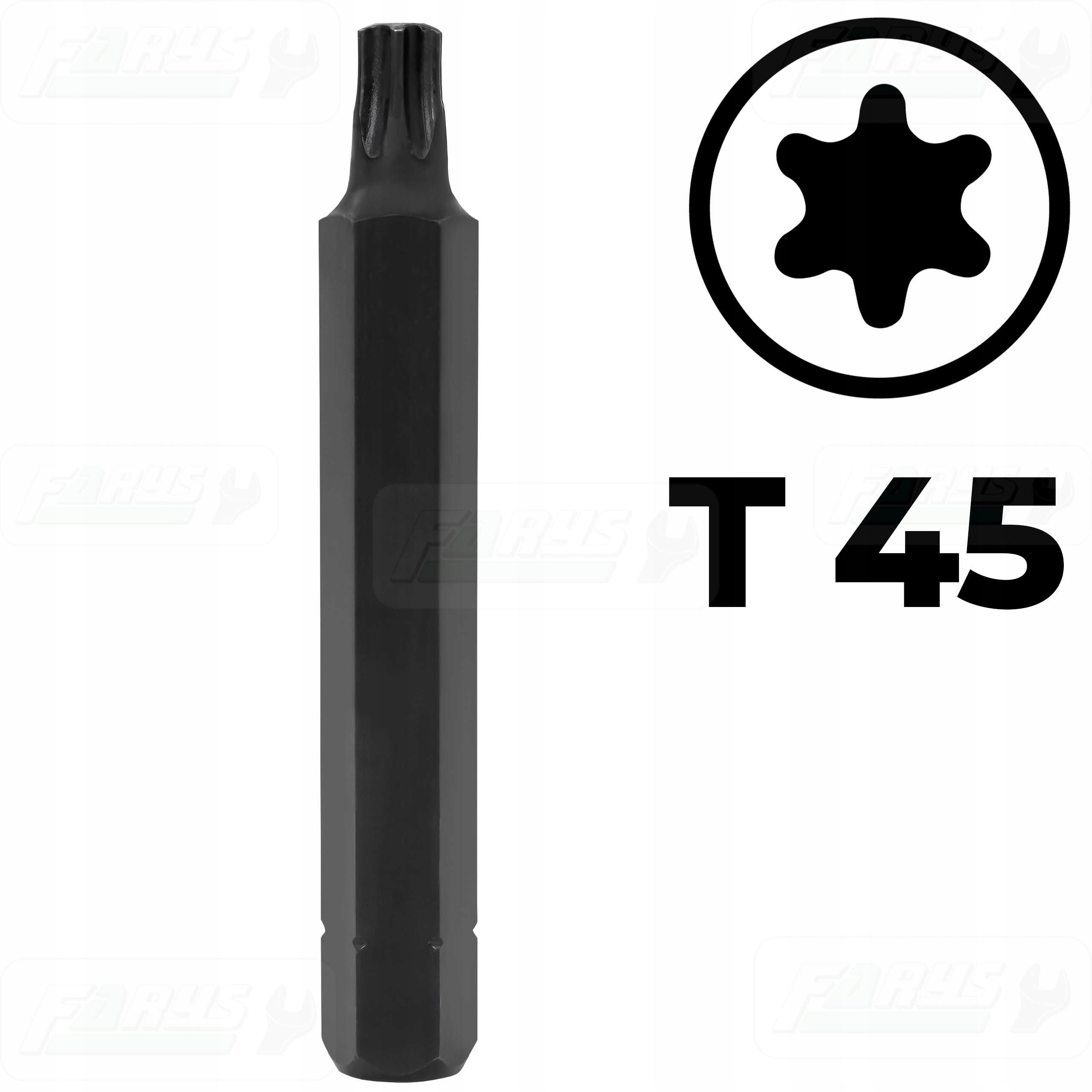 Bit Końcówka Grot Torx T45 długość 75mm S2 FR0440