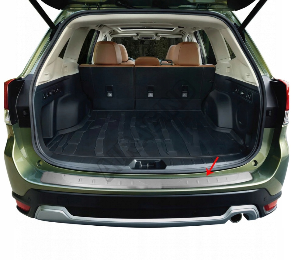 Nerez kryt zadného nárazníka Subaru Forester 2013+ brúsený