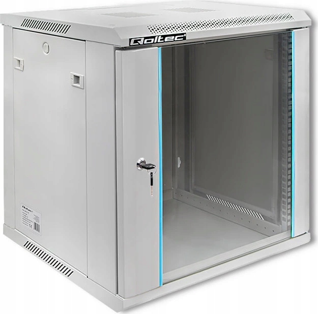 Rack skrinka 19" 12U 600 x 635 x 450 Sivá Závesná