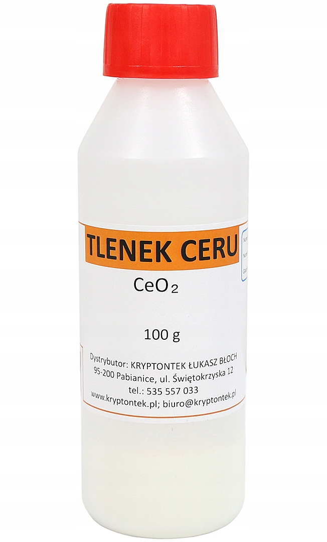 Tlenek Ceru Polerowanie Szkła Szyb Zarysowań 100g