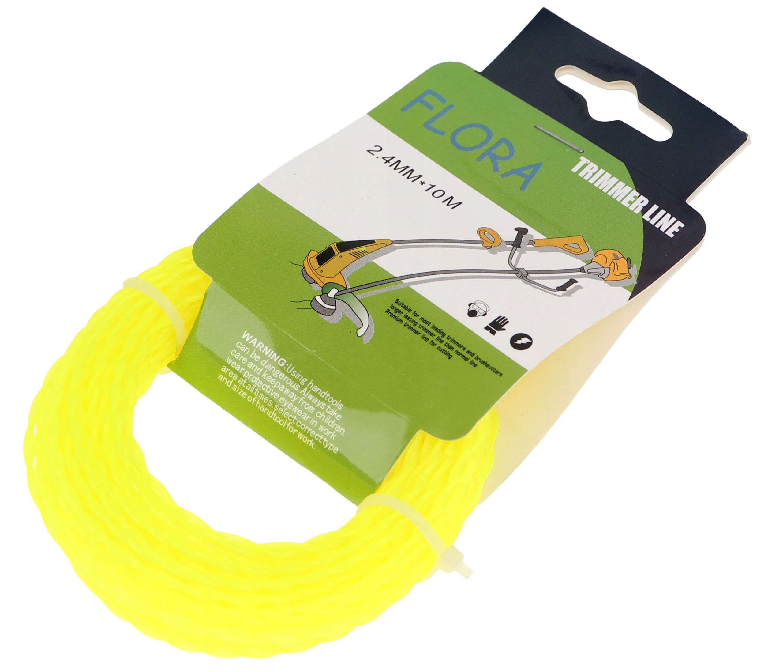 

Żyłka tnąca do kosy 2.4 MM 10M skręcana do kosy