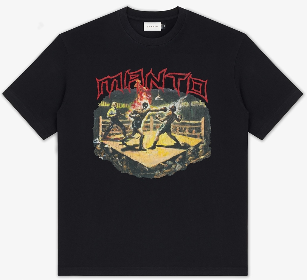 Manto tričko Tričko Ghost Fighter Premium @ivojankowiak černé vel. S
