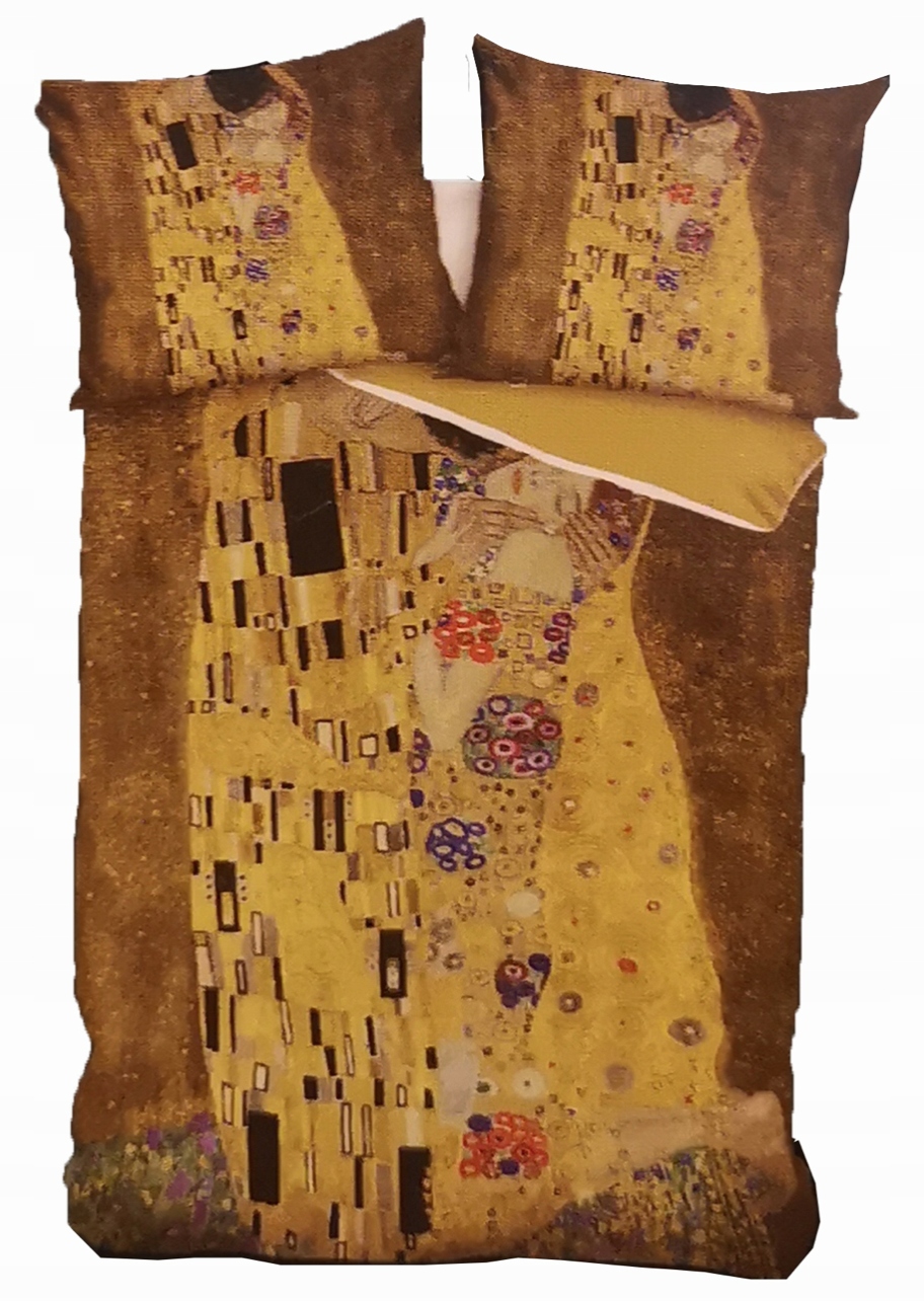 

Komplet pościeli Klimt pocałunek 200x160 2 70x80