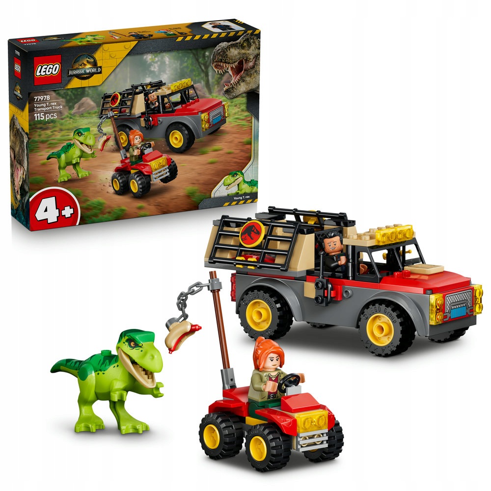 Lego Jurassic World 77978 Náklaďák na přepravu malého T-rexe
