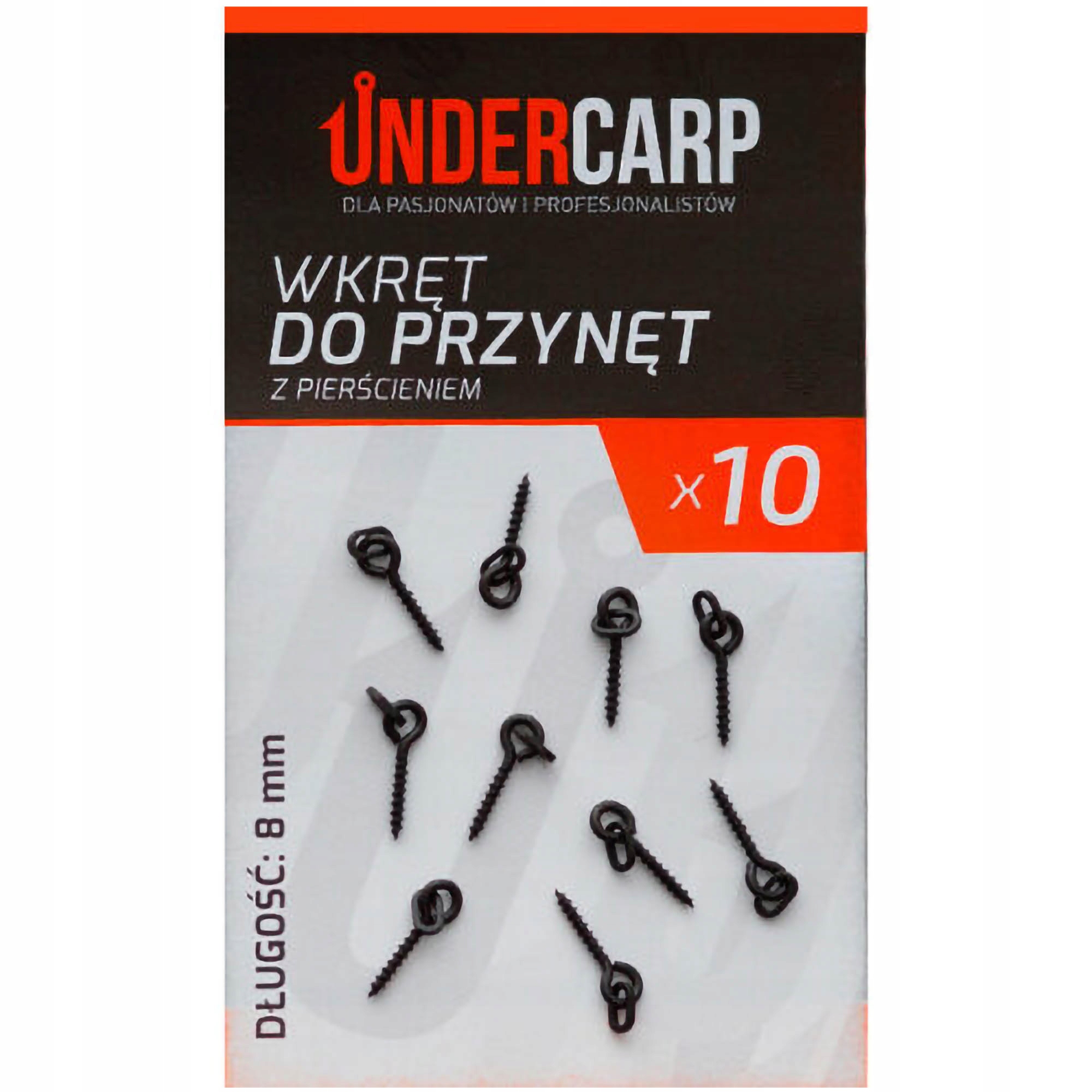 Wkręt Do Przynęt UnderCarp Z Pierścieniem 8mm