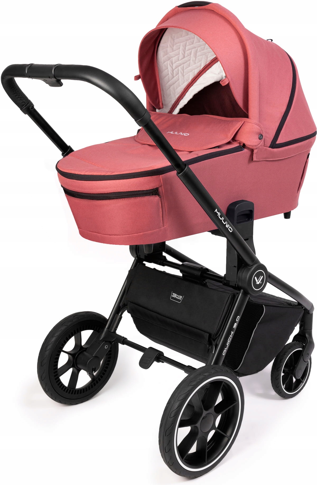 Wózek Muuvo Quick 3.0 Folia Adapter 2w1 Pure Pink Kod producenta Pure Pink