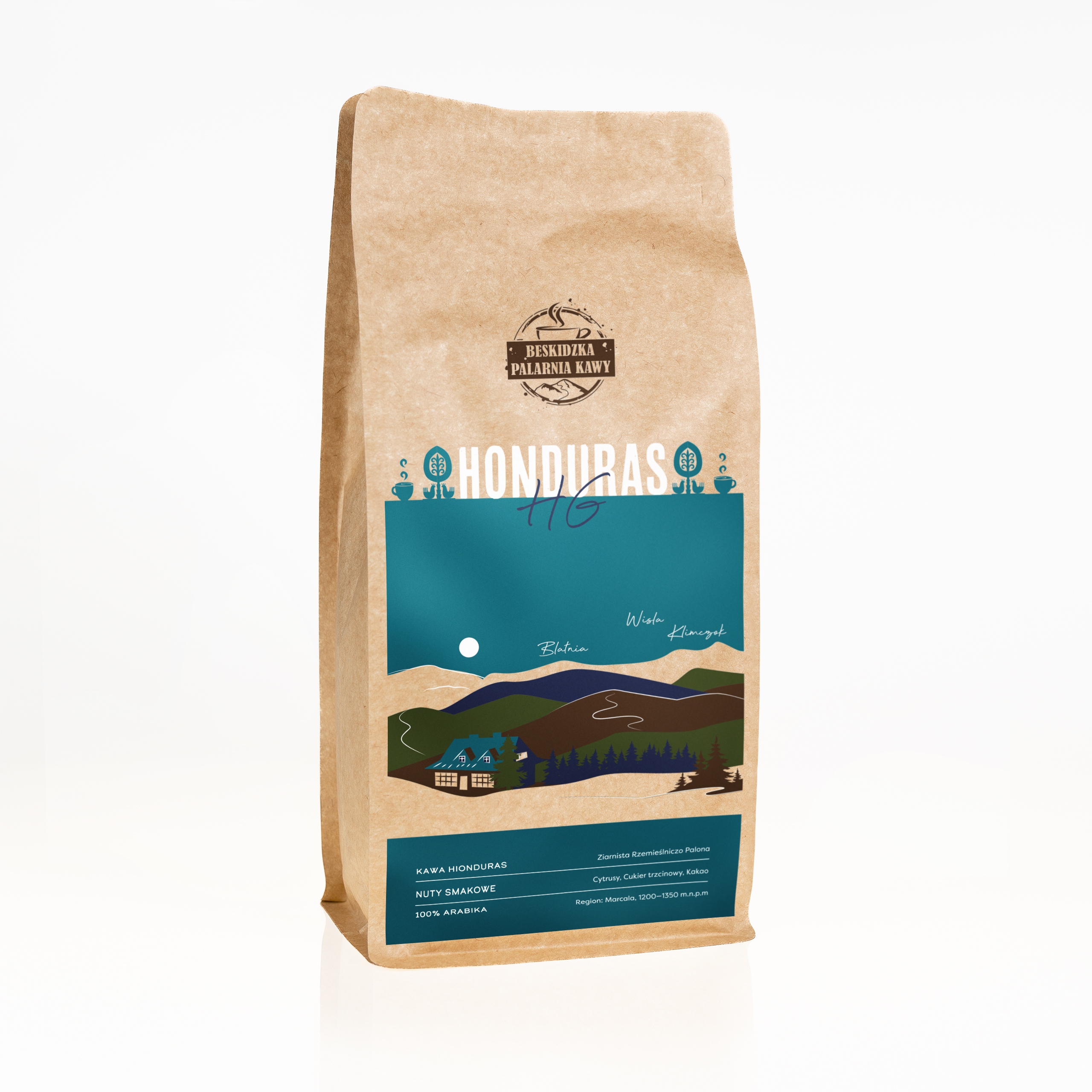 Levně Čerstvě Pražená Mletá Káva Honduras Hg 1 kg 100% Arabica Speciality