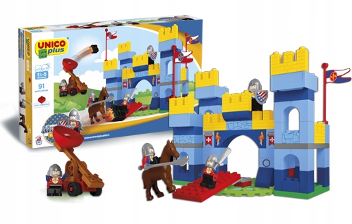 

Klocki Zamek Średniowieczny Rycerz Unico 91ele