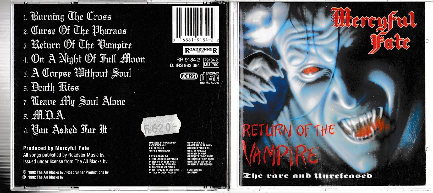 洋楽 Mercyful Fate Return Of The Vampire Mercyful Fate “Return of the Vampire” | Metal Blade Records