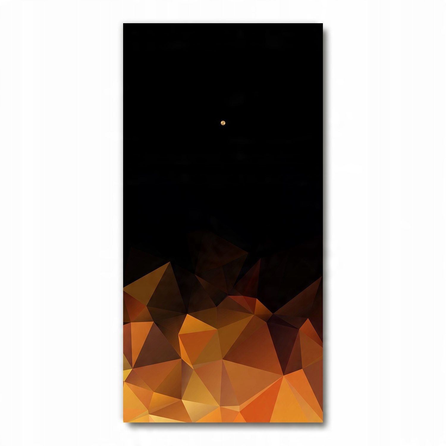 

Zegar ze szkła na ścianę Abstrakcja trójkąty 30x60