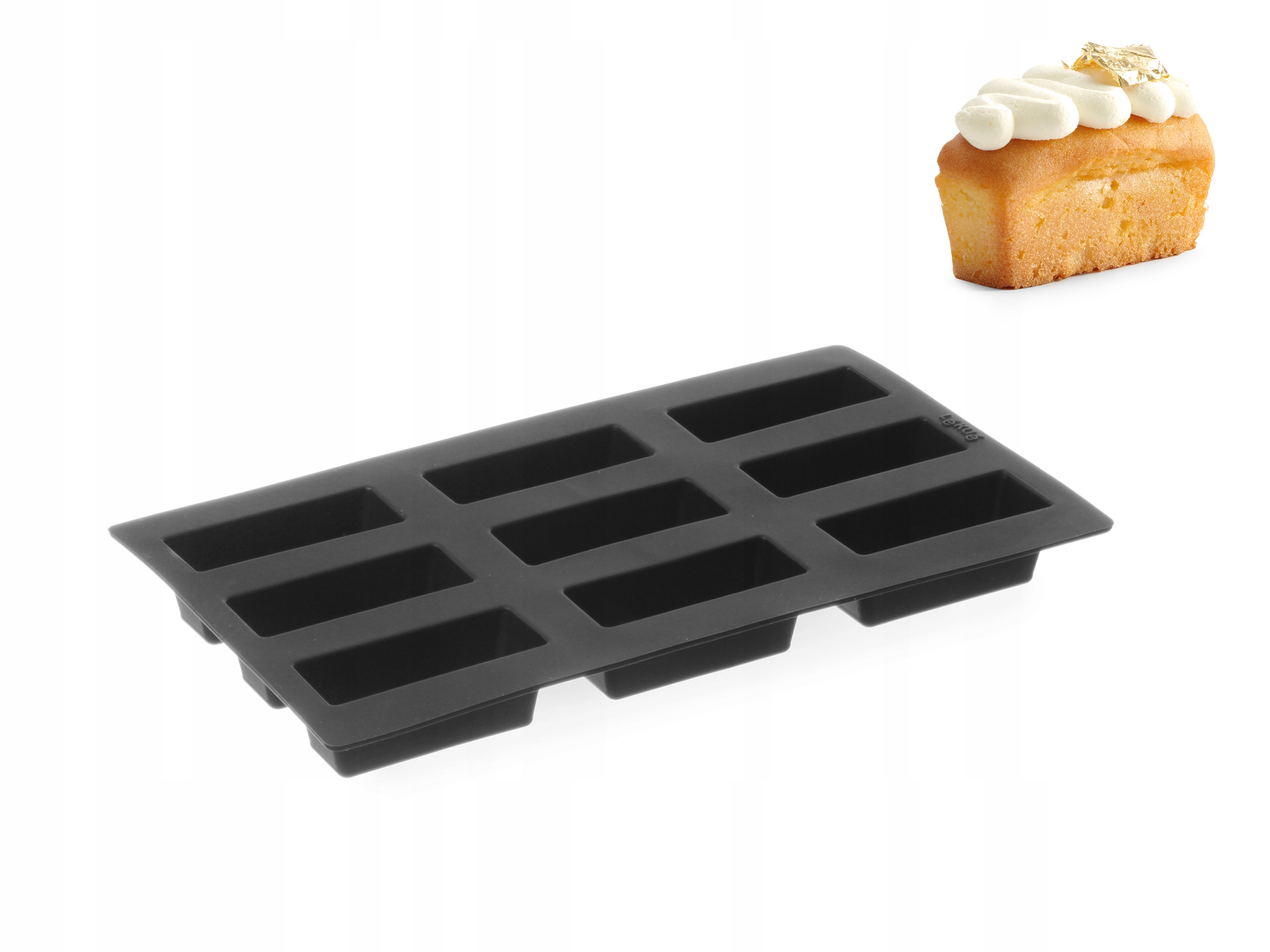 

Forma Silikonowa Mini-cake Monoporcje 9 Otworów