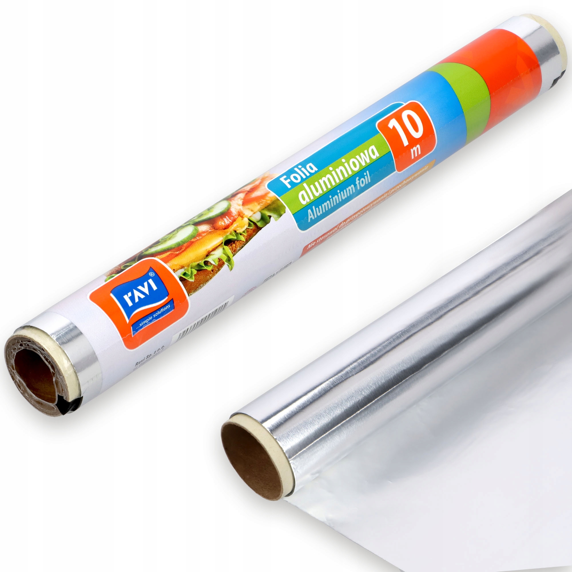 

Folia Aluminiowa Spożywcza Rolka Mocna 10 m 29 cm