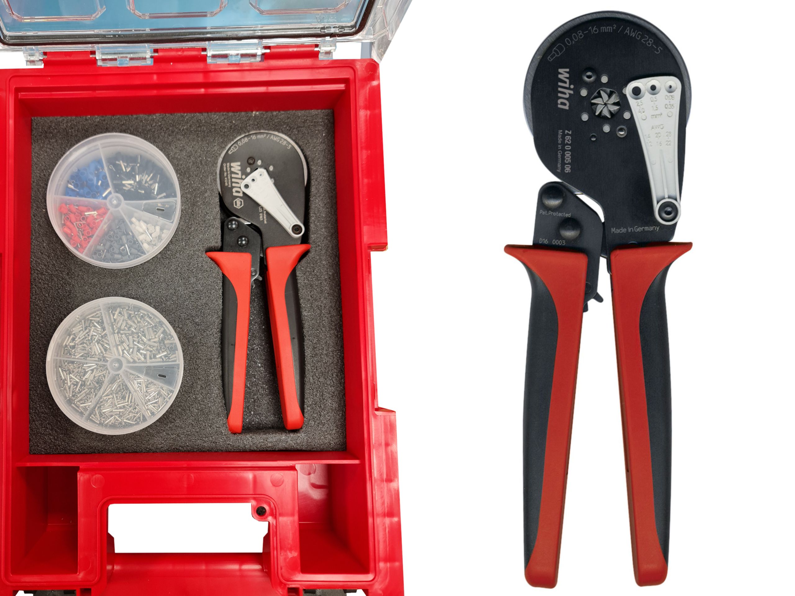 Wiha 41246 Upínací pouzdro 0,08-16 mm2 Kufr Pouzdra 2100 ks