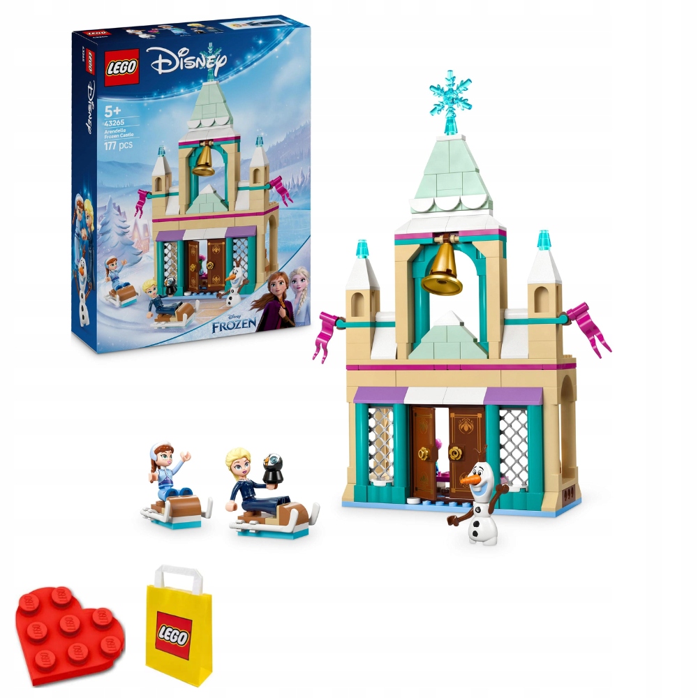 stavebnice Lego Disney Ledové Království 43265 Zámek Arendelle 177 dílků Věk 5+