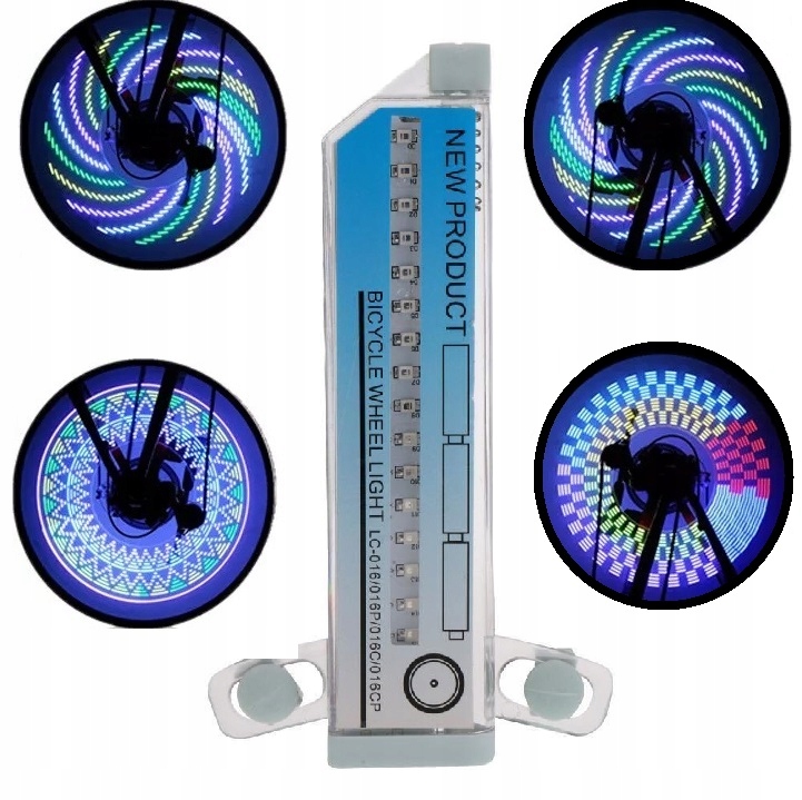 ŚWIATŁA NEON ROWEROWE LAMPKI NA SZPRYCHY KOŁA LED