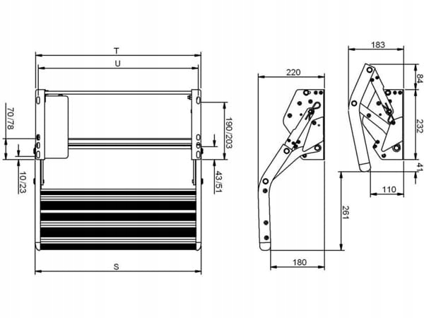 RE912097 - Входная ступень Thule Single Step 550 V15 12V