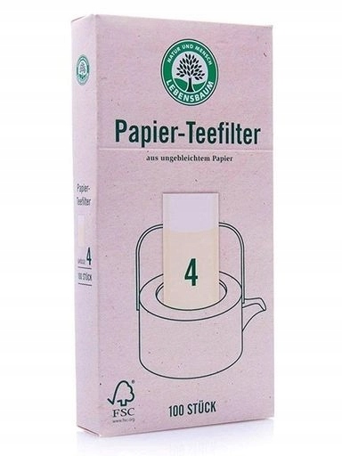 Lebensbaum Sáčky na přípravu čaje velké 100 ks Lebensbaum