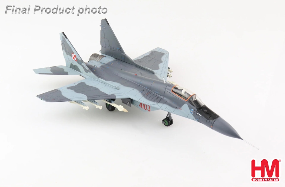 Model MIG29G Fulcrum 9-12A 4103 Polish Air Force 1:72