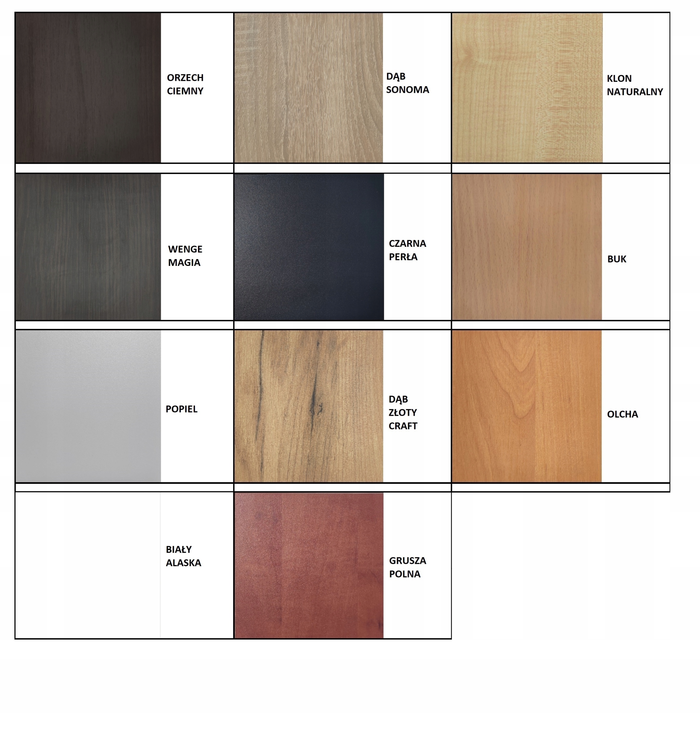 SZAFKA NOCNA PÓŁKI KOMODA IDEA 100 WYS WYB KOL Szerokość mebla 64 cm