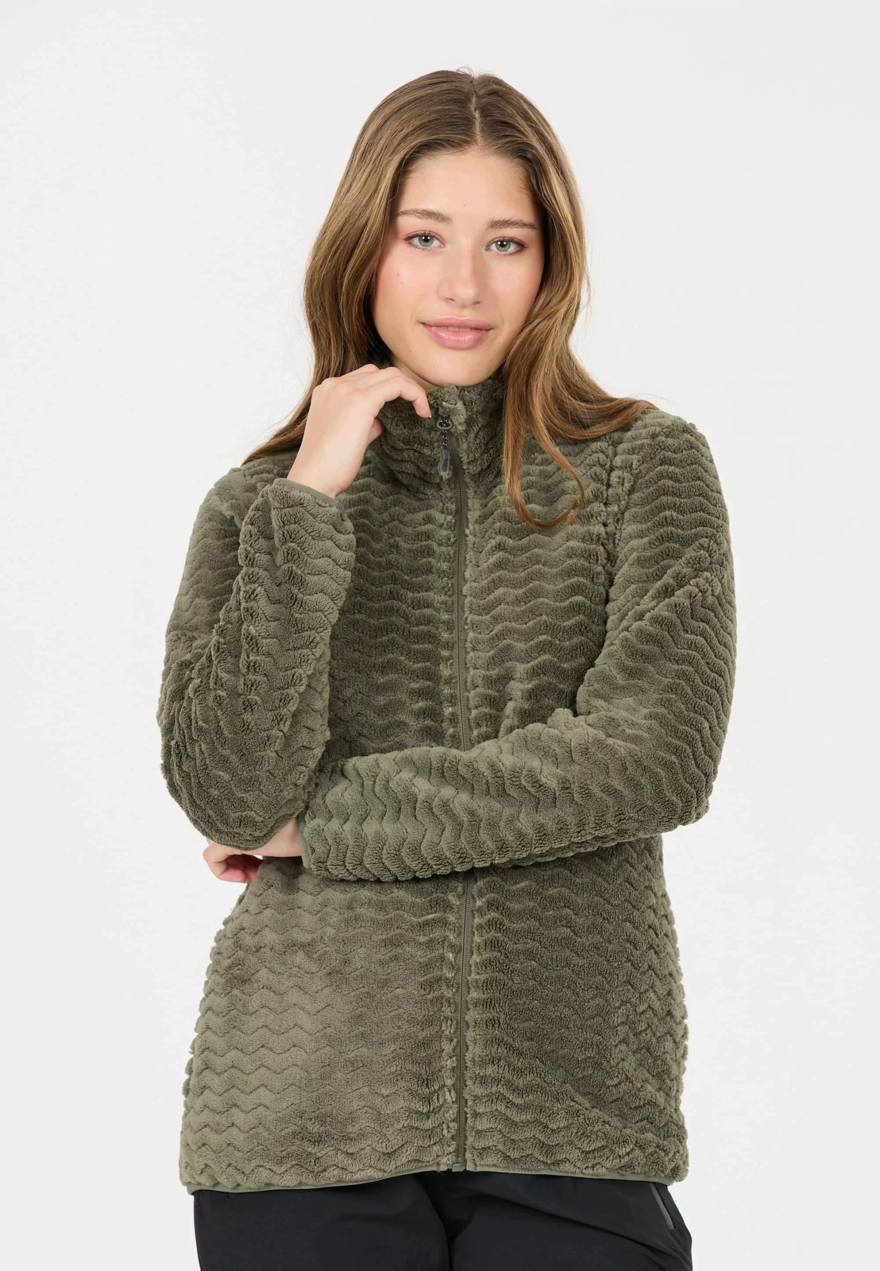 Bluza polarowa damska Whistler Matra Oliwkowy 36