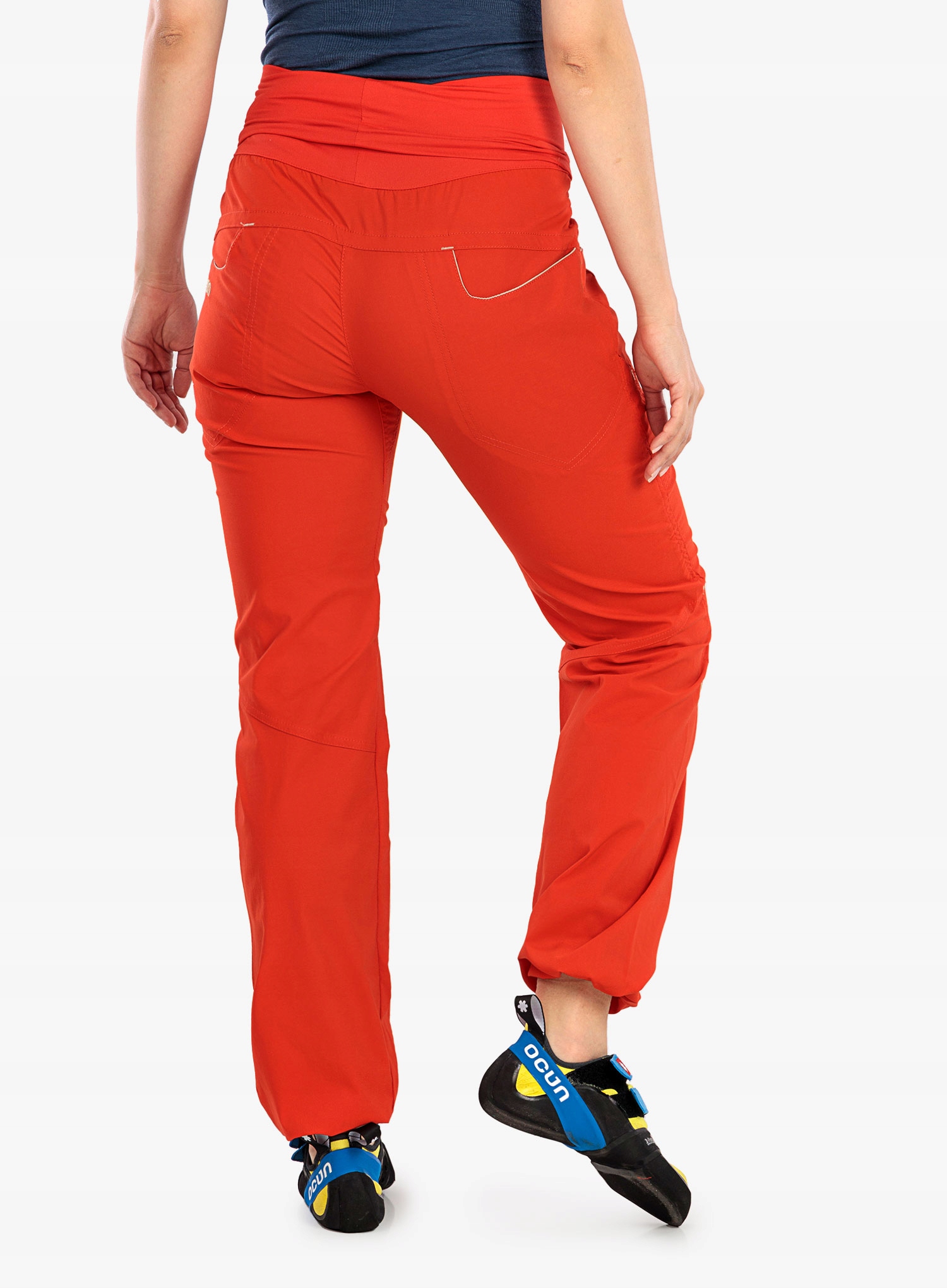 Spodnie wspinaczkowe damskie Ocun Noya Pants - orange poinciana S Rozmiar S