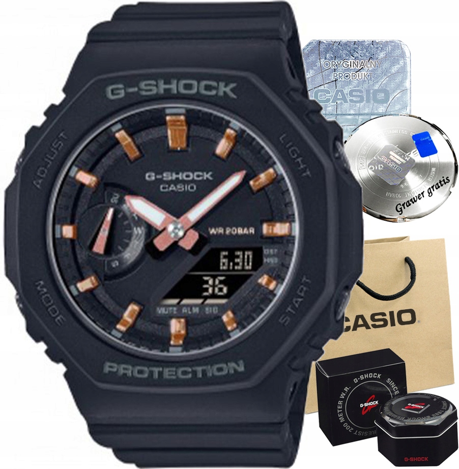 Dámské sportovní hodinky Casio G-shock Carbon Ramona s gravírováním 20 Bar