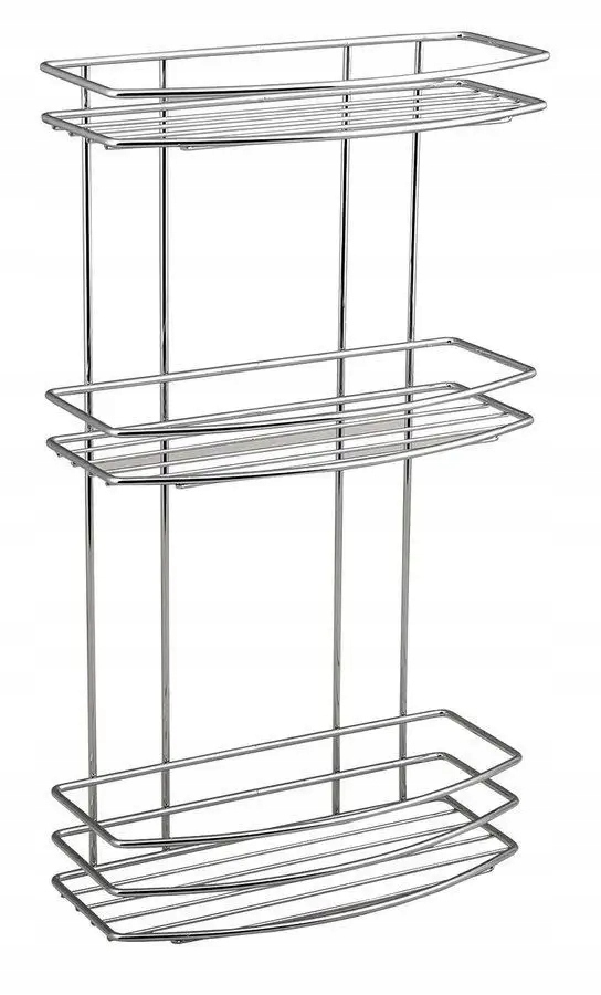 Chrom Line półka druciana potrójna, chrom 37045 Aqualine