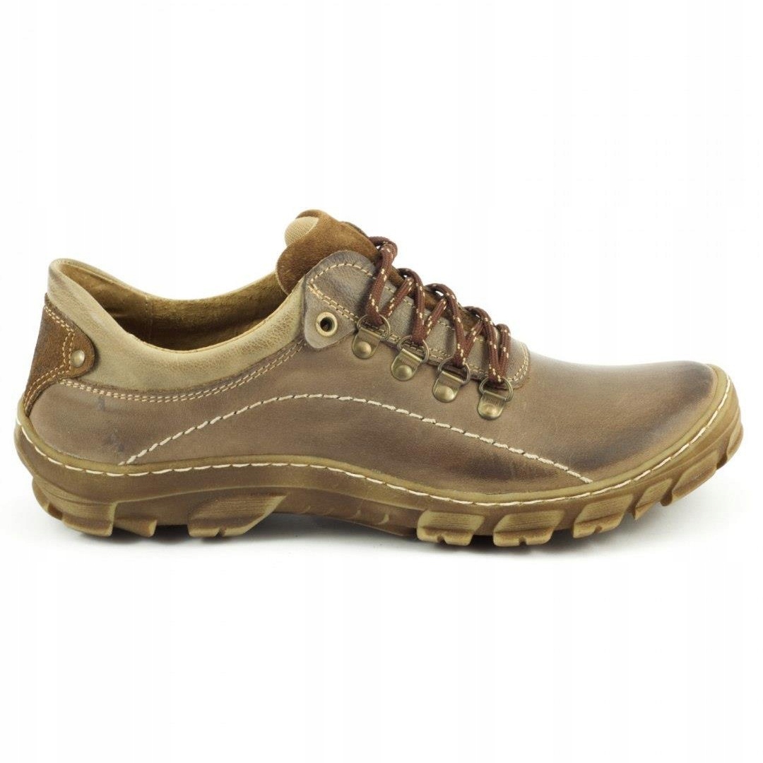 

Buty trekkingowe męskie skóra 700 brązowe r.46