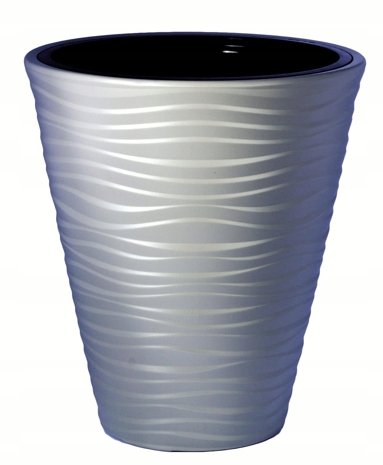 

Odporna donica 3D +wkład Sahara 30 h 33,5 j.szary