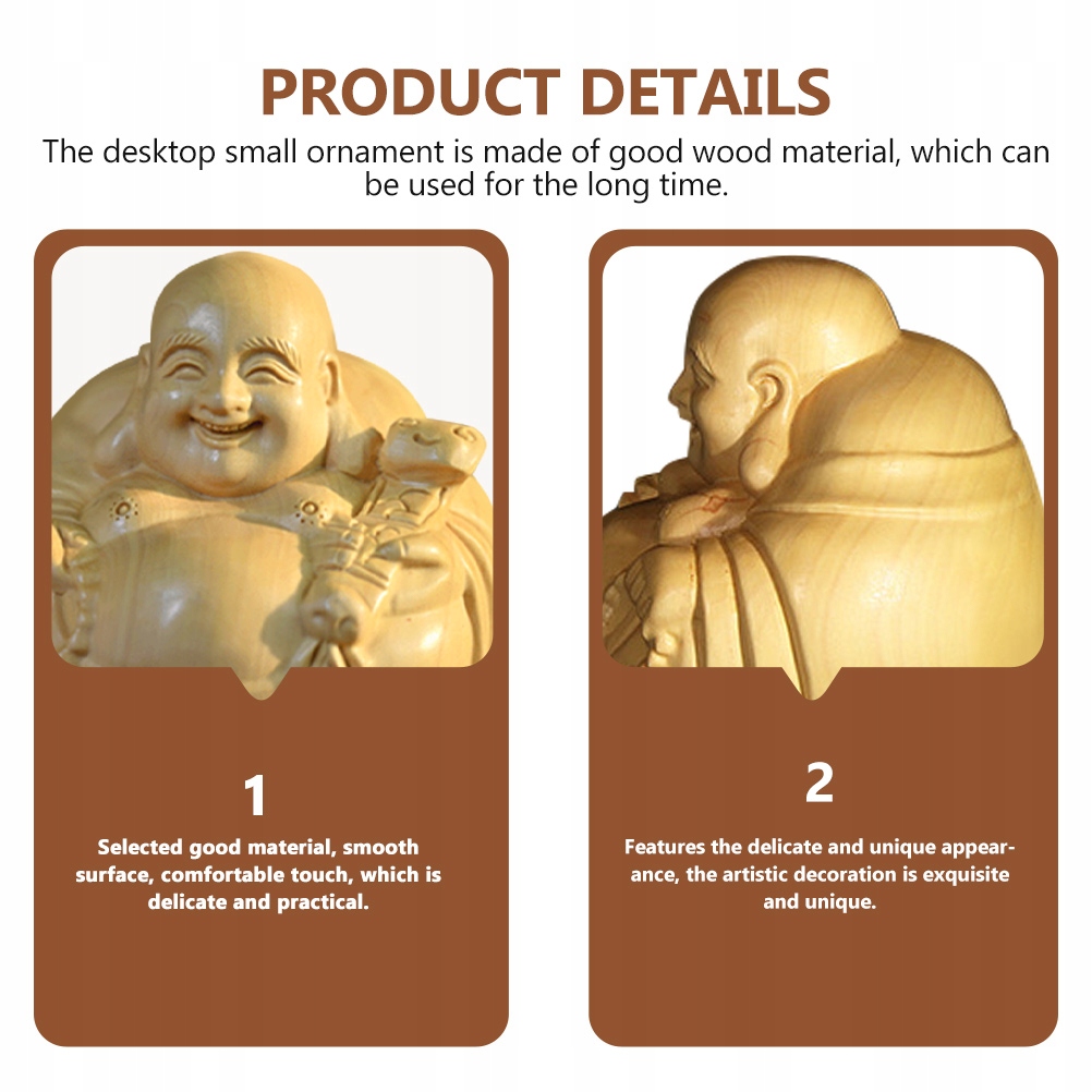 MAŁA OZDOBA NA BIURKO MAITREJA BUDDA Marka bez marki