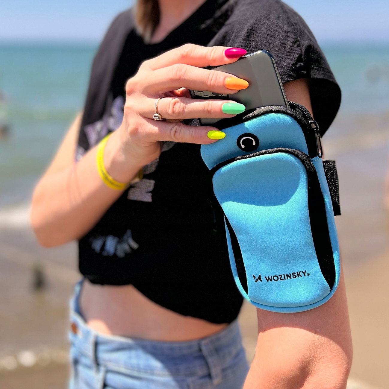 Wozinsky opaska na telefon do biegania armband Model wab