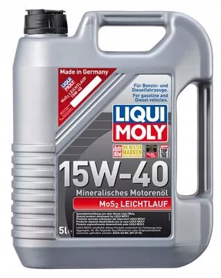 Olej Liqui Moly 15W40 5L MOS2 Leichtlauf A3/