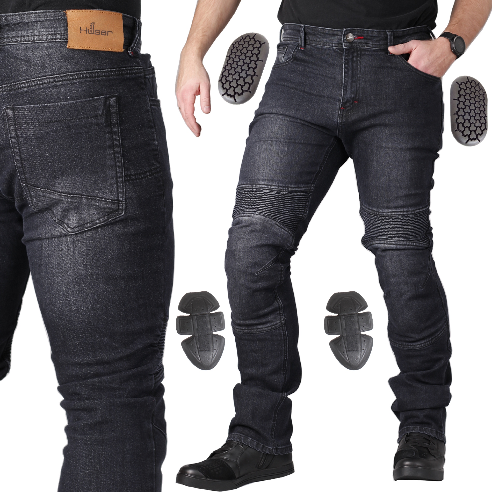 

Jeansy Motocyklowe spodnie Husar Falcon Sas Tec