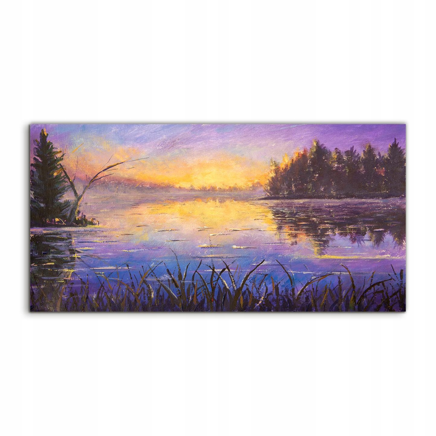 

Obraz akrylowy 120x60 z grafiką Woda Zachód Słońca