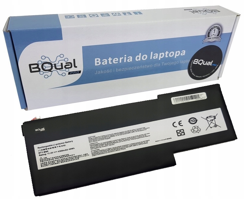 Bateria BTY-M6K do MSI GF63 GF65 GF75 GS73VR WP65