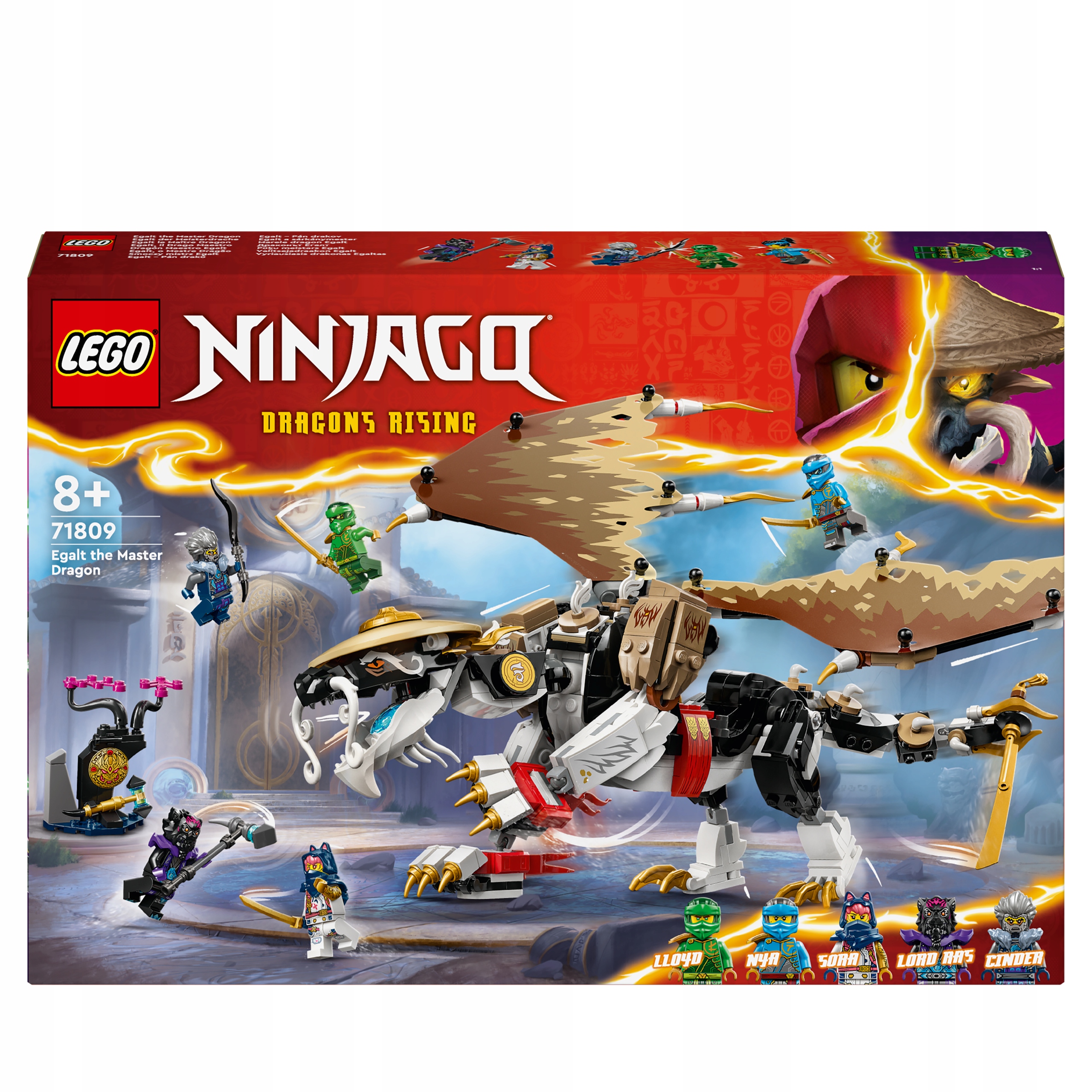 Lego Ninjago Smoczy mistrz Egalt 71809
