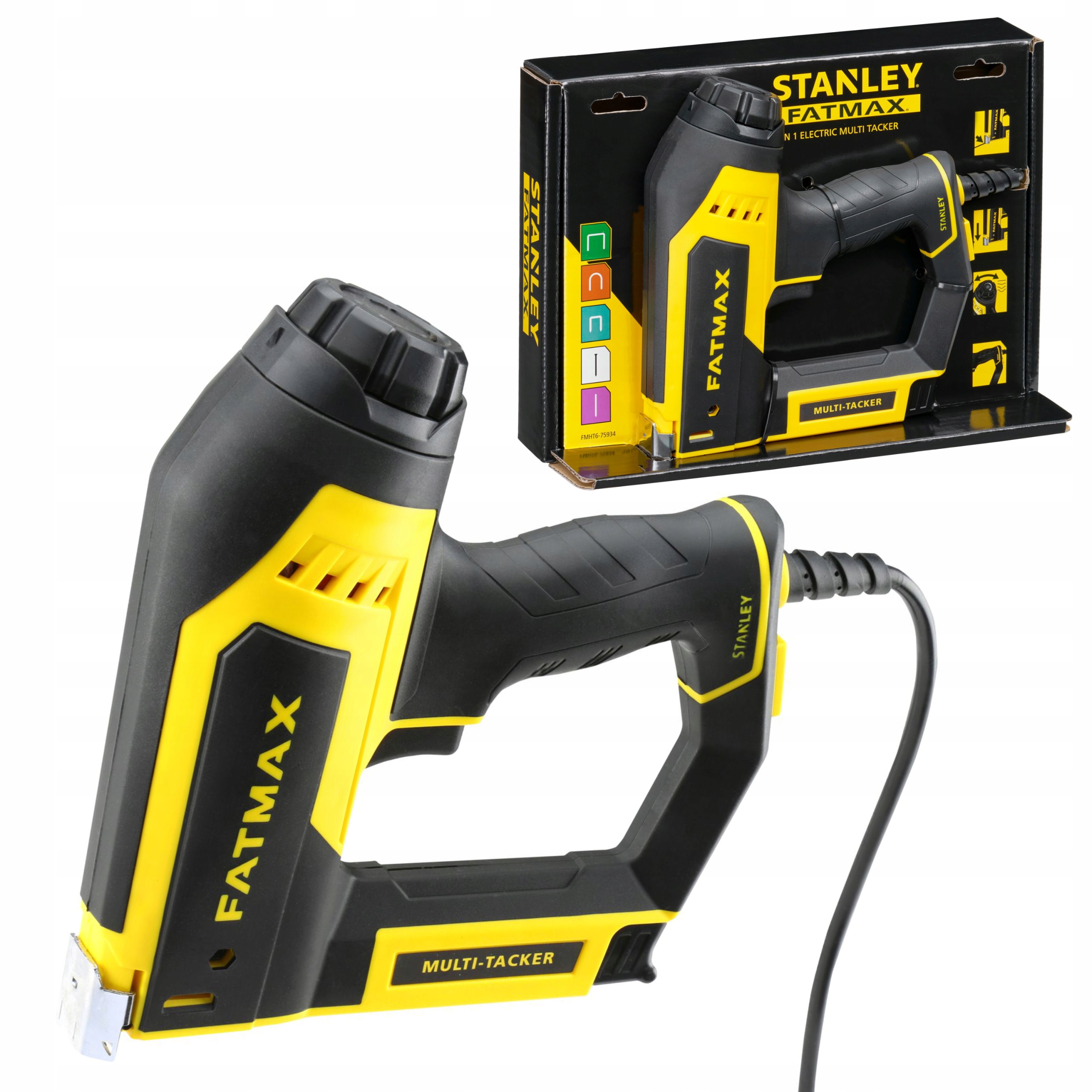 

Stanley 75934 Zszywacz Elekt 5w1 Taker Gwoździarka