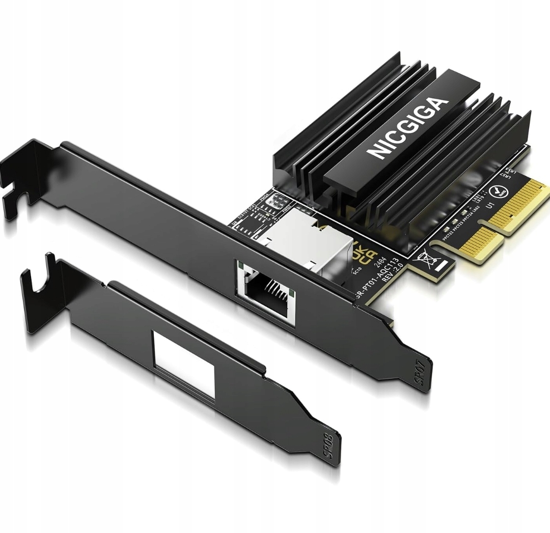 Karta sieciowa 10G Base-T PCI-e, kontroler Marvell