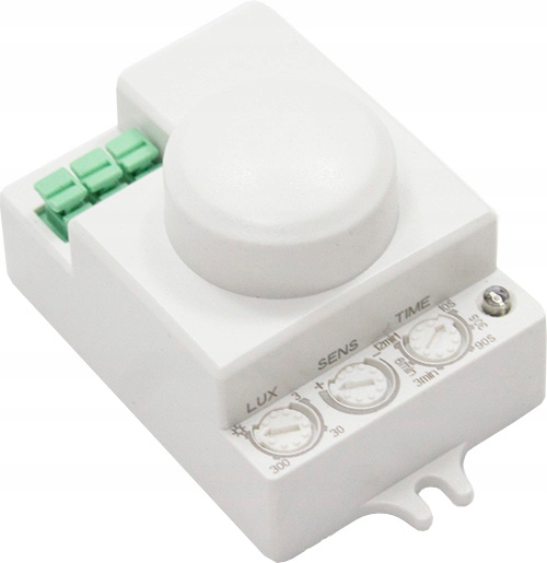 

Mikrofalowy Czujnik Ruchu 360st 1200W Mini 5,5x4cm