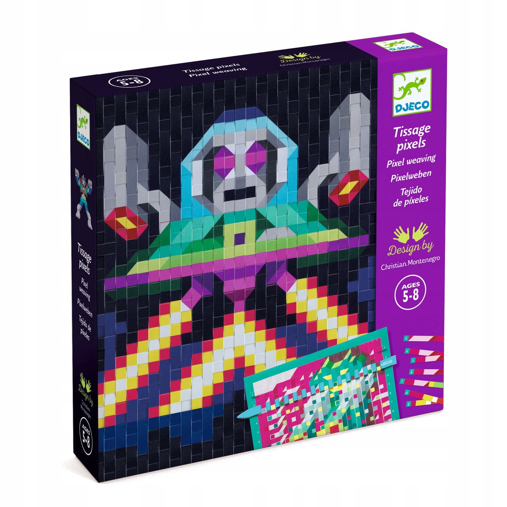 

Djeco zestaw: przeplatanka Pixel Art Najeźdźcy
